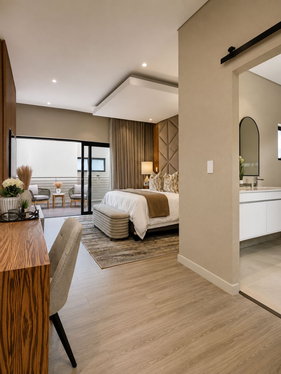 One of the private rooms